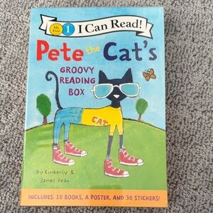 Pete the Cat's Groovy Reading Box Set. New, unopened box set. $15. 10 books.
